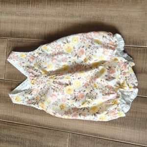 One Piece Bubble/Romper with matching headband / 3-6mth